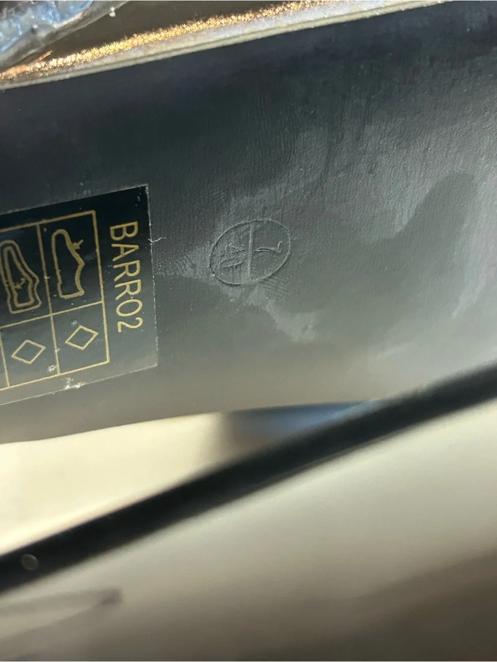 Nasty Gal Black Patent Platform Heels with Clear Straps